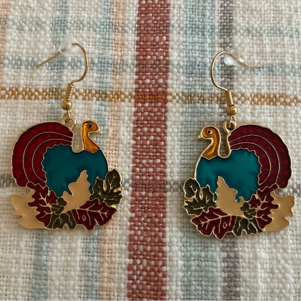 Pretty Turkey 🦃 Earrings